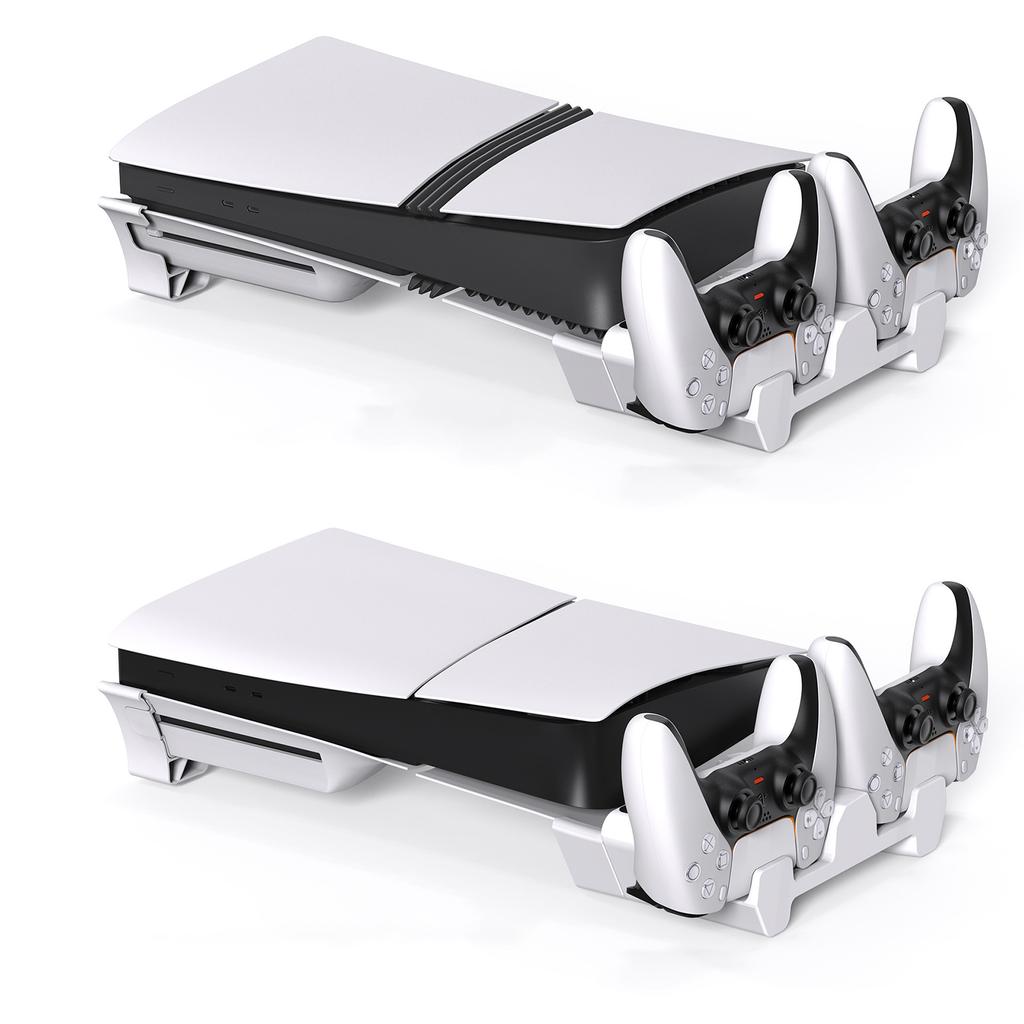 PS 5 Pro/PS 5 Slim Multi-Function Cooling Base Gaming Controller Docking Station Charging Accessories