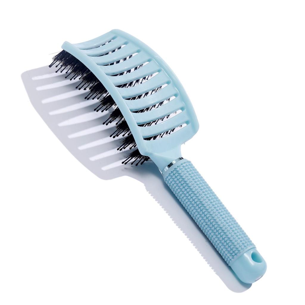 Arc-Shaped Fluffy Massage Comb for Curly & Straight Hair Styling