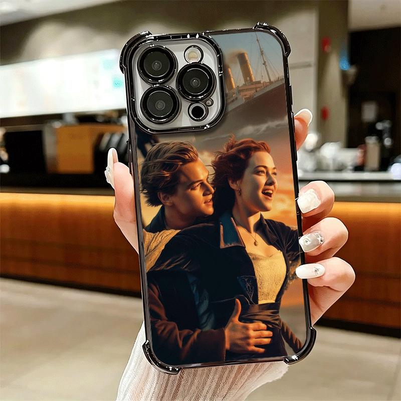 Titanic Movie Rose Jack Soft Phone Case For iPhone 15 16 17 Air 14 Pro Max 16E Plus 13 12 Mini Plating Anti-Fall Fundas