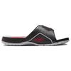 Air Jordan Hydro 4 Retro Slide Zwart Cement Heren Sneakers Cementgrijs Vuurrood 532225-060