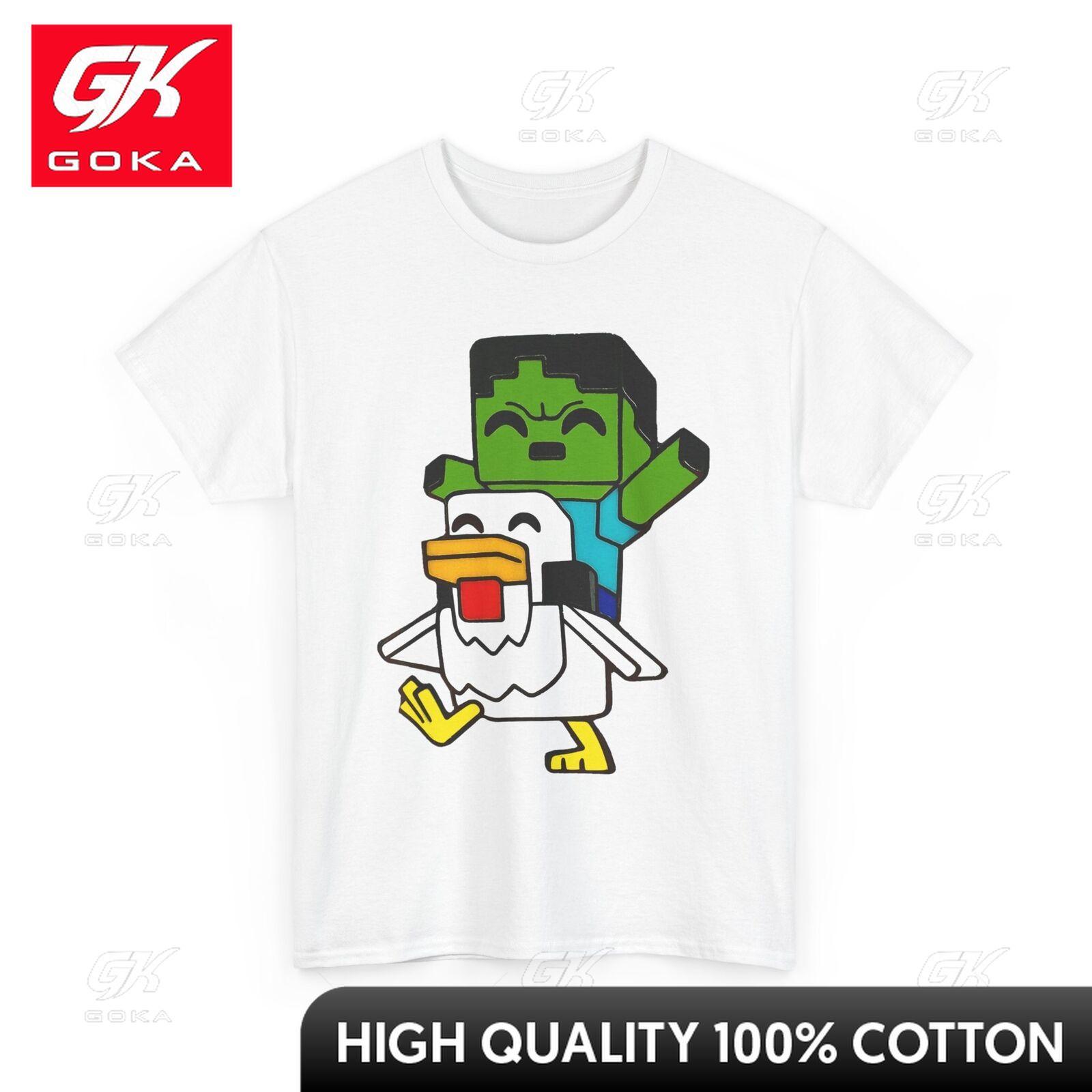 Chicken Jockey 2025 Playful Soft Cotton Printed Casual Tee for Summer S