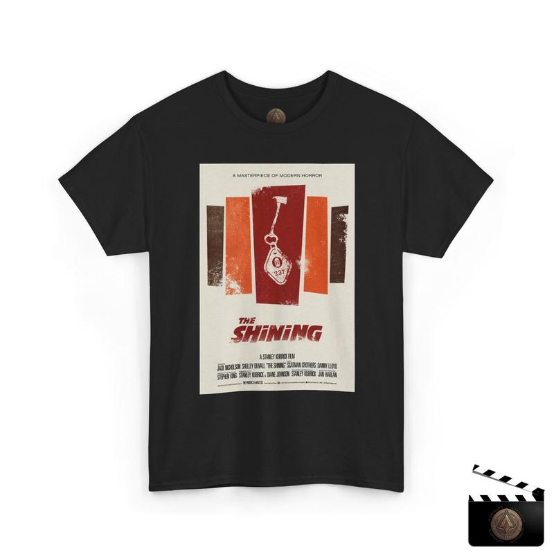 

The Shining Movie Poster Unisex T-Shirt, Room 237 Axe Key Vintage Horror Tee M
