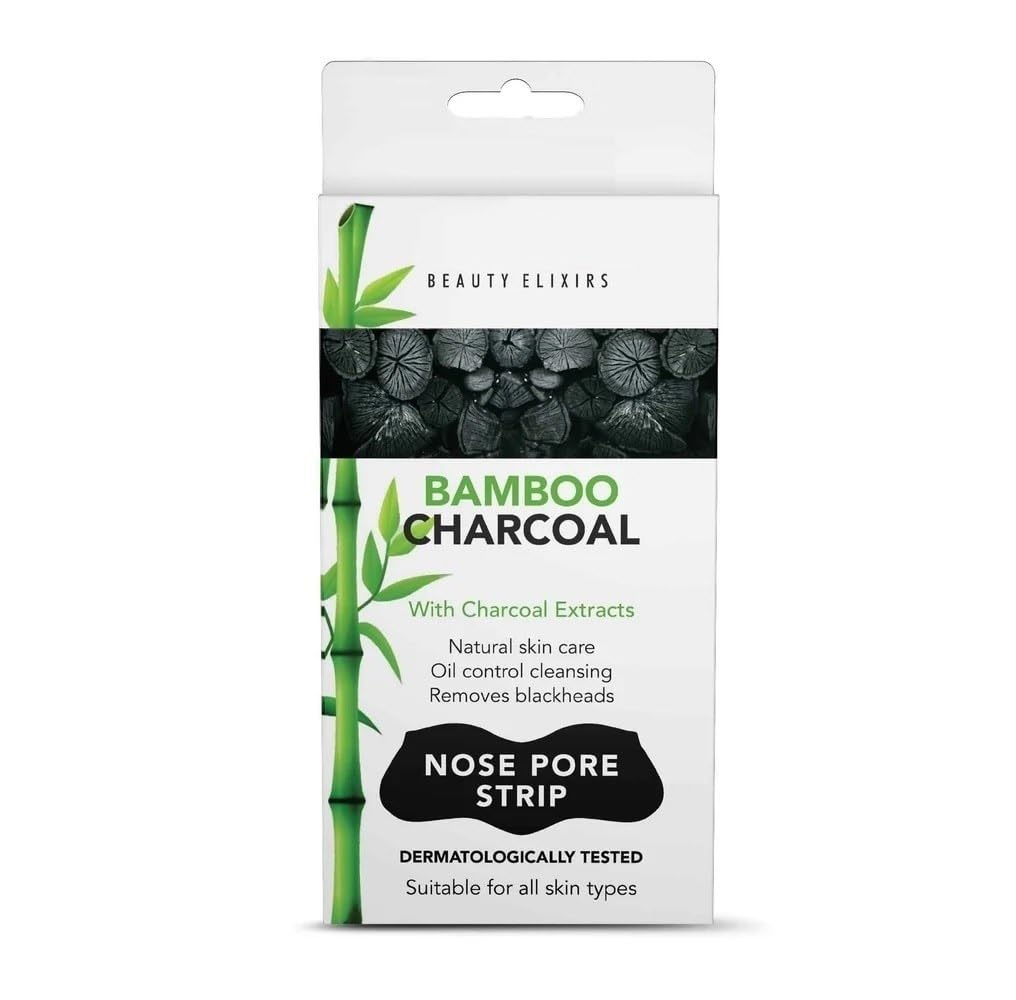 

Tifara Beauty Deep Cleansing Charcoal Nose Strips - Blackhead Remover Pore Strips for Face & Nose, Oil Control & Acne Care - 10 Count for Men & W