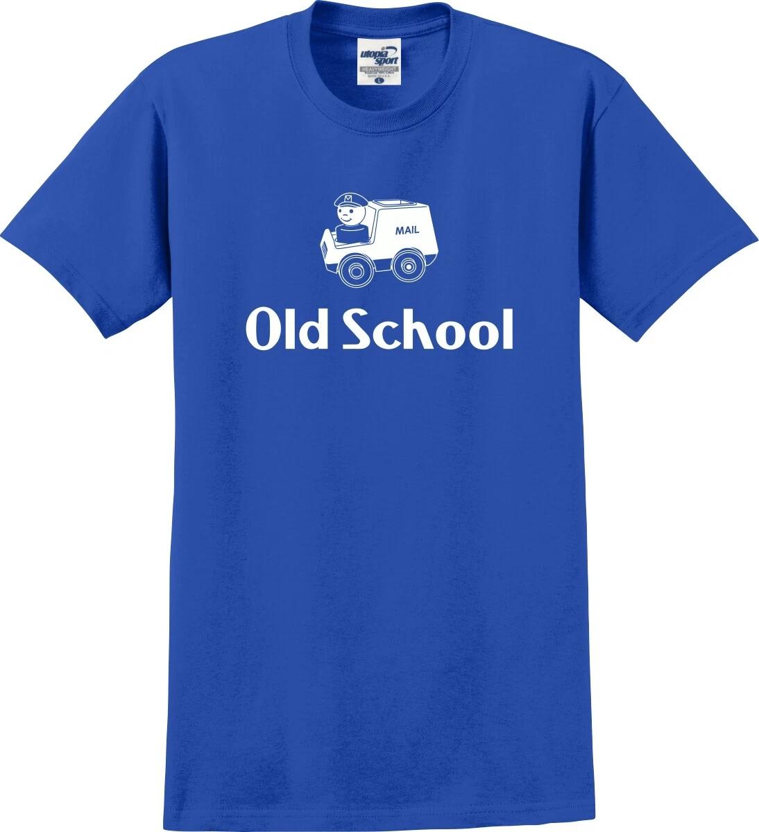Post Office Old School Mail Carrier Funny Unisex T shirt (S-5X) 4XL
