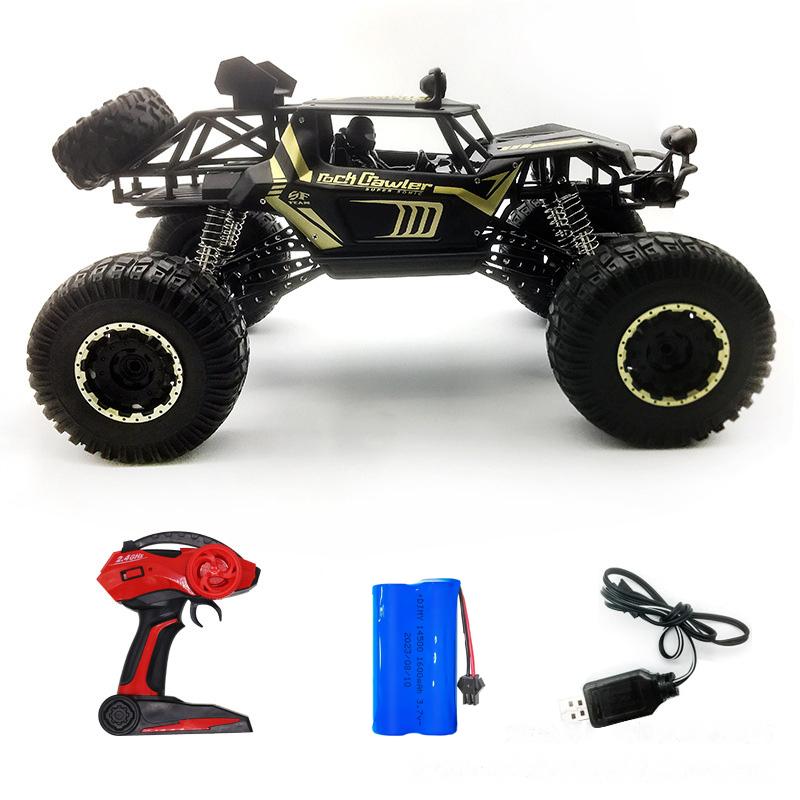 1:8 RC Car 50CM 4x4 Off-Road Remote Control Car 2.4Ghz Alloy Body Monster Truck Buggy Off-Road Toys чёрный