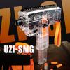 UZI Jucărie Armă Electrică cu Proiectile Moi, Tragere Continuă, Model Mitralieră Subcompactă, Pistol de Tragere Blaster pentru Adulți Băieți, Recuzită CS pentru Exterior