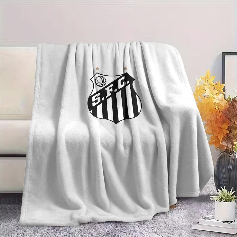 Santos FC2 Flannel Blanket, High Quality Comfortable for All Seasons, Home Decor, Warmth and Comfort