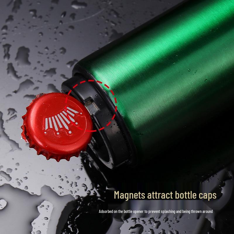 Magnetický otvírák na pivo z nerezové oceli - Kreativní automatický design pro bary a KTV