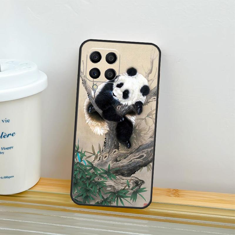 Panda Animal Cute Bear Case For Samsung Galaxy M53 M13 M06 M16 M31 M11 M35 M55 M15 M56 M36 M12 M32 M52 M14 M34 M54