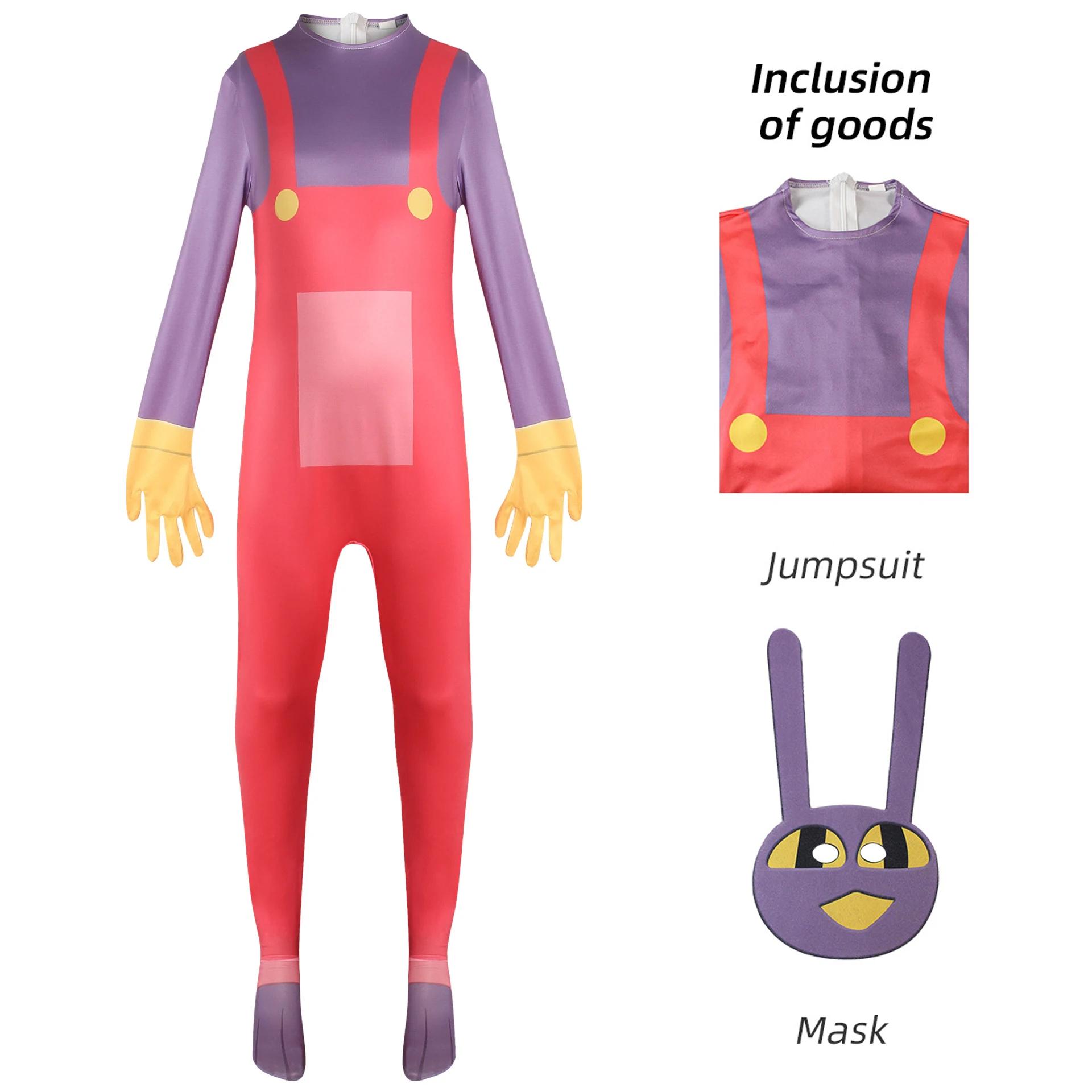 2025 Anime Geweldig Digitaal Circus Cosplay Pomni Cosplay Kostuum Halloween Ragatha Jax Caine Theater Kinderen Grappige Cosplay 130