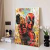 5D DIY Diamond Art Painting Kits for Adults, Deadpool Full Round Crystal Diamond Kits for Beginner for Home Wall Decorate