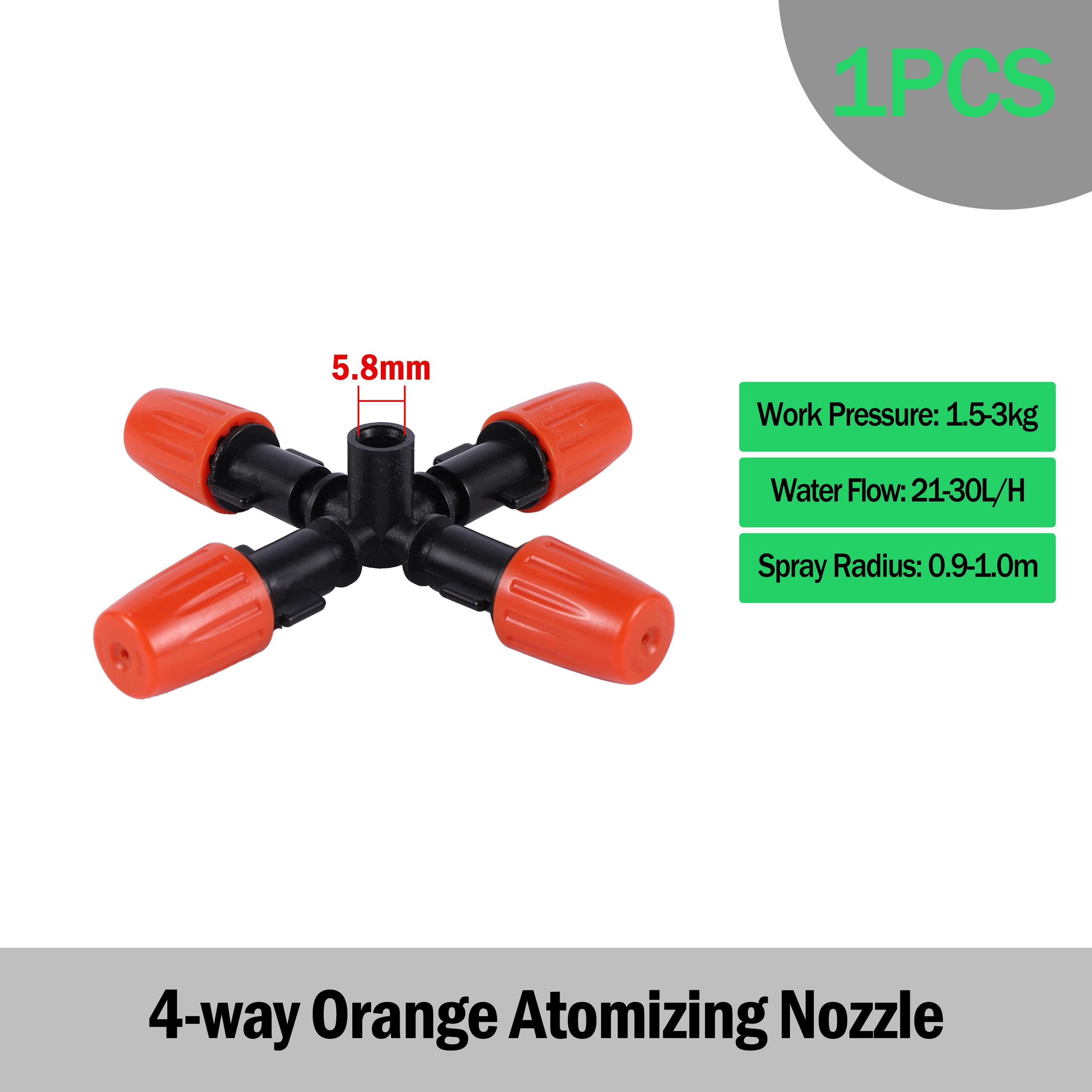 

Оранжевый распыляющий распылитель, регулируемый садовый разбрызгиватель, микрорегулируемая система полива, распыляющий распылитель, увлажнитель