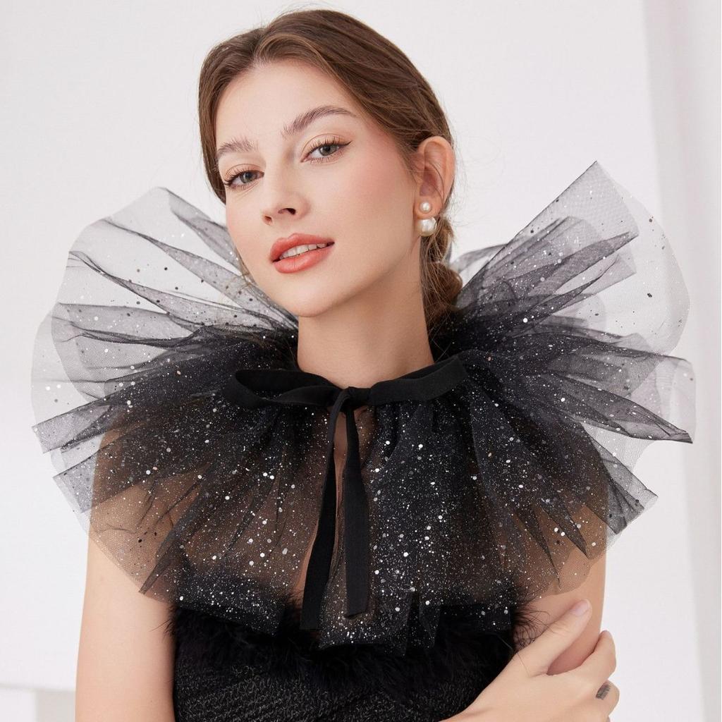 Fashion Lapel Fake Collar Girls Vintage Detachable Shirt False Collar for Women Blouse Sweater Lapel Top Neckwear Ties