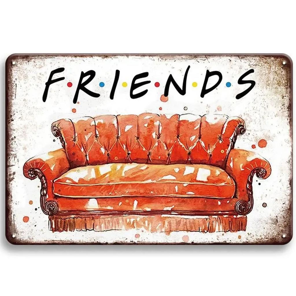 Central Perk Friends Metal Signs. Ideal for Cafe, Bar - Decorative Tin Plaques for Wall.
