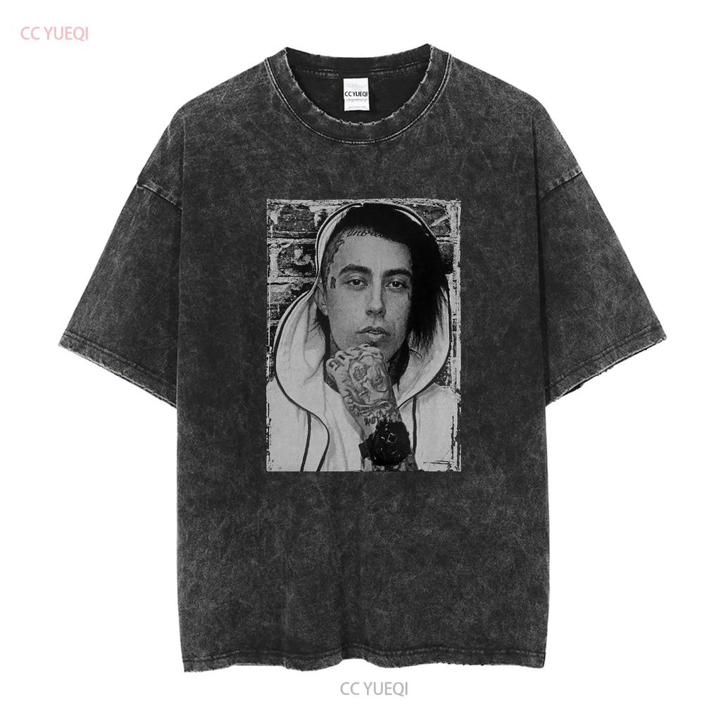 Ronnie Radke Falling In Reverse Band Schwarzes T-Shirt S bis 5XL 1PT1740 Lang- oder Kurzarm Vintage Gewaschen Designerkleidung