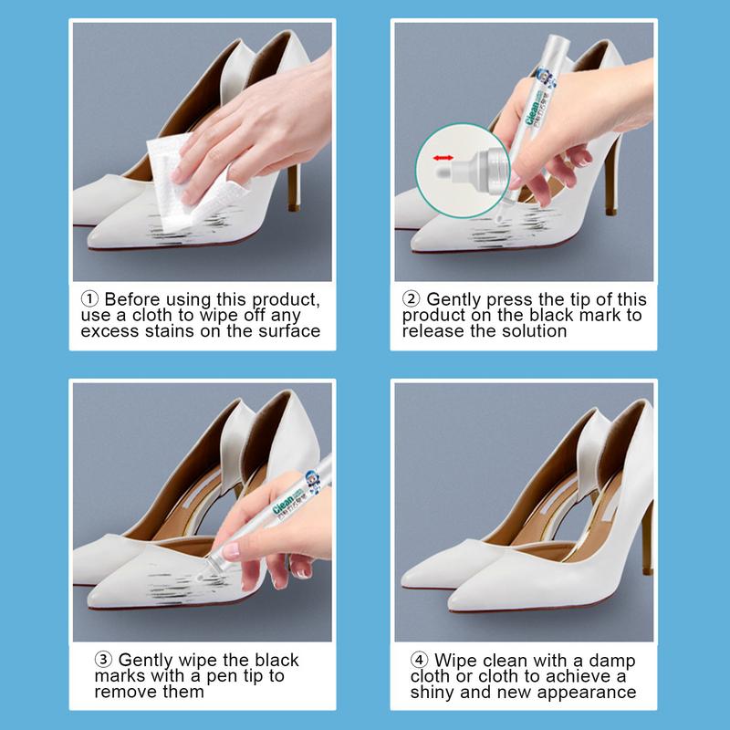 Shoe Cleaner White Sneaker Eraser Paint Pen Scratch Remover for Canvas White Sneakers Tennis Shoes Restore Sneaker Marker White