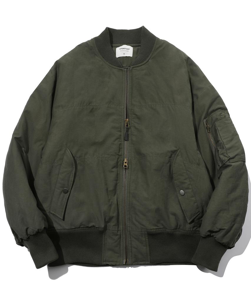 Cpgn Studio Ma-1 Overcut Jacket Khaki