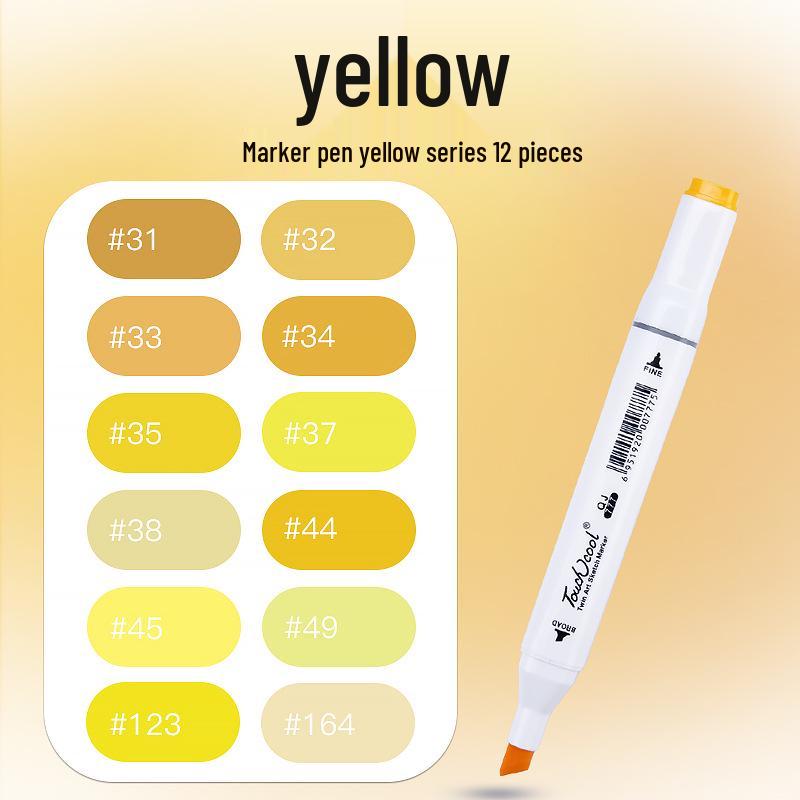 Touch Anime Skin Tone Oily Marker Pen, No. 0 Black Cool Gray, Individual Purchase, Perfect for Student Touch-Ups