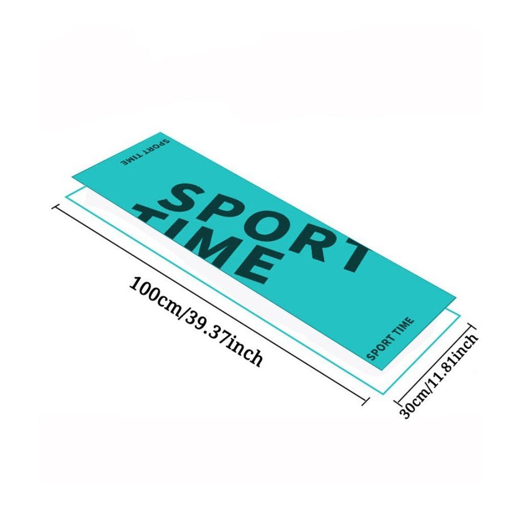 Ice Silk Fabric Cooling Towel Super Absorbent Quick Dry Cloth Portable Sweat Wipe Gym Workout