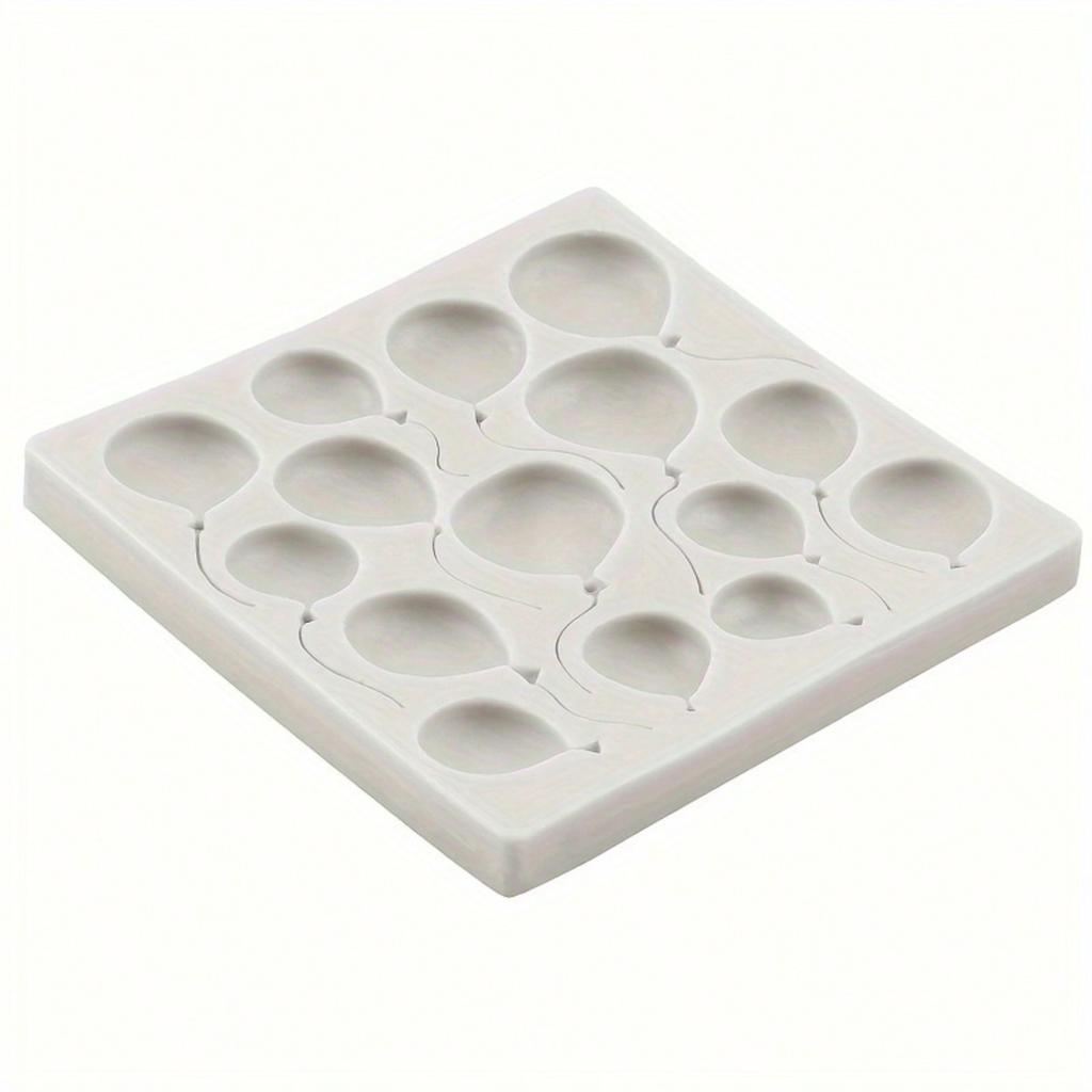 Silicone Fondant Mold for Cake Decoration Balloon Shape Gum Paste Mold, DIY Baking Tools, Chocolate Clay Casting, Lead-Free Material