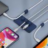 Magnetic Cable Organizer Silicone Cord Holder Detachable Wire Management Clip For Desktop Office Car Interior Cable Arrangement