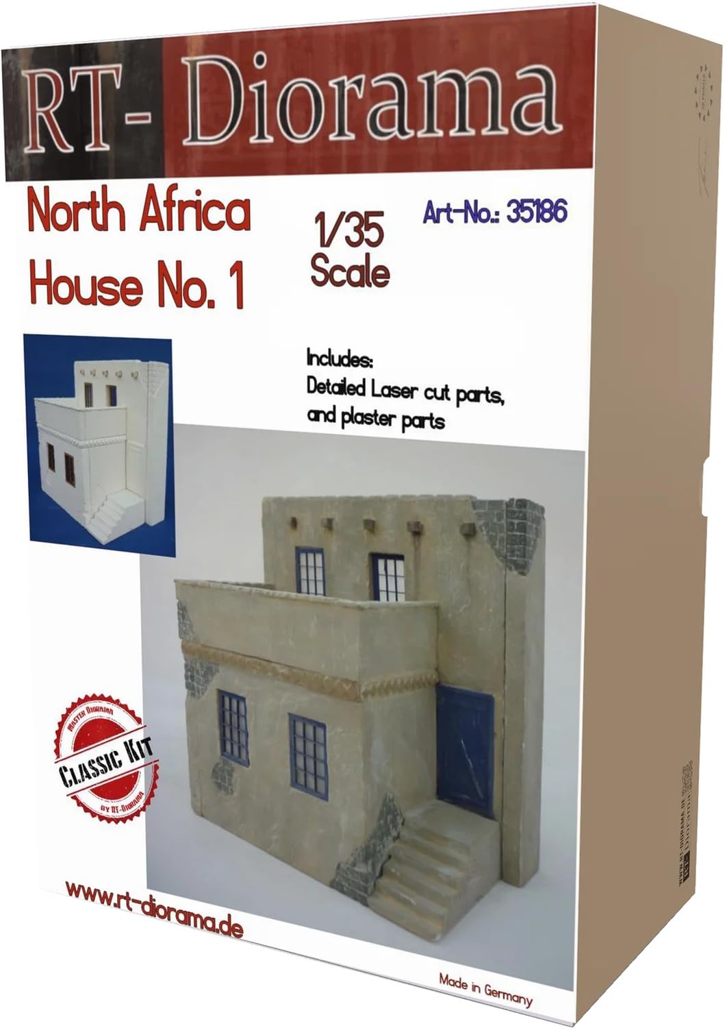 

RT Diorama North African Buildings 1 Miniature Accessory RTD35186 1/35 (Scenery)
