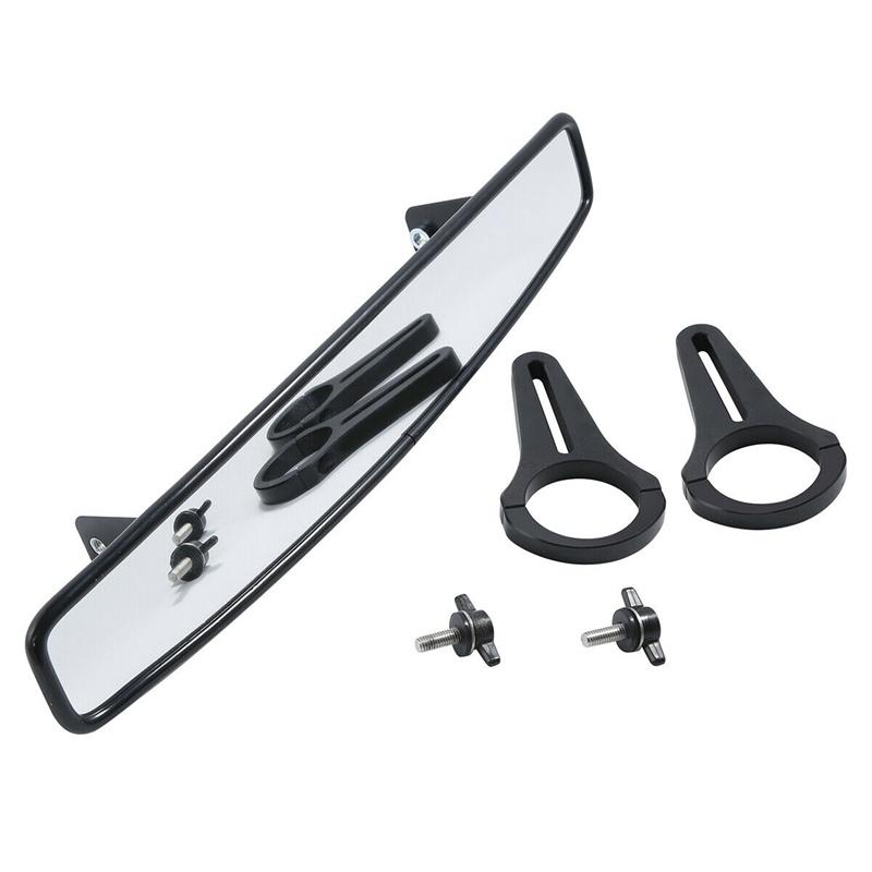 15" Wide Rear View Race Mirror Convex Mirror w/. 1.75" Clamp ATV UTV for Polaris