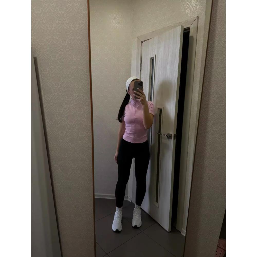 Sommer Hohe Qualität Taillenformende Trainings-Tops Damen Schnelltrocknend Enganliegend Stehkragen Durchgehender Reißverschluss Kurze Ärmel Yoga-Shirts