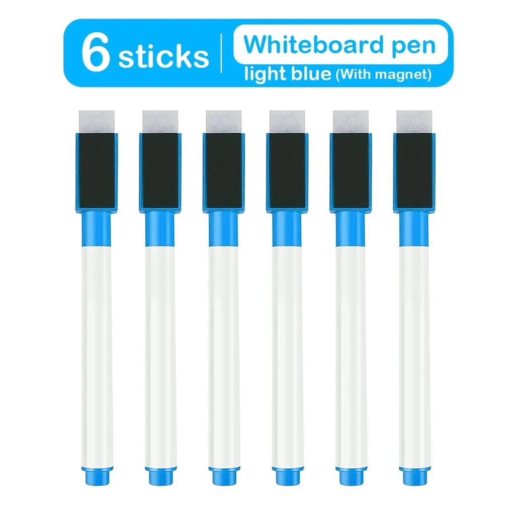 Magnetic Erasable Whiteboard Pen Color Options Blackboard Note Numbering Stationery Office Teaching Supplies for Classroom Use