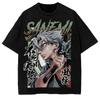 Grafik-T-Shirt Sanemi Shinazugawa Demon Slayer Anime T-Shirt