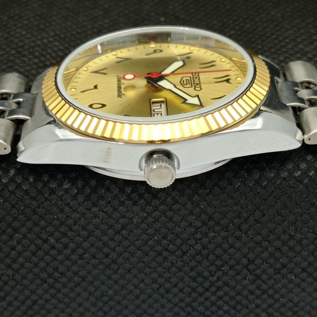 REFURBISHED VINTAGE SEIKO 5 AUTOMATIC JAPAN MENS GOLDEN MOVEMENT WATCH A305222-9 Seiko-a305222-1