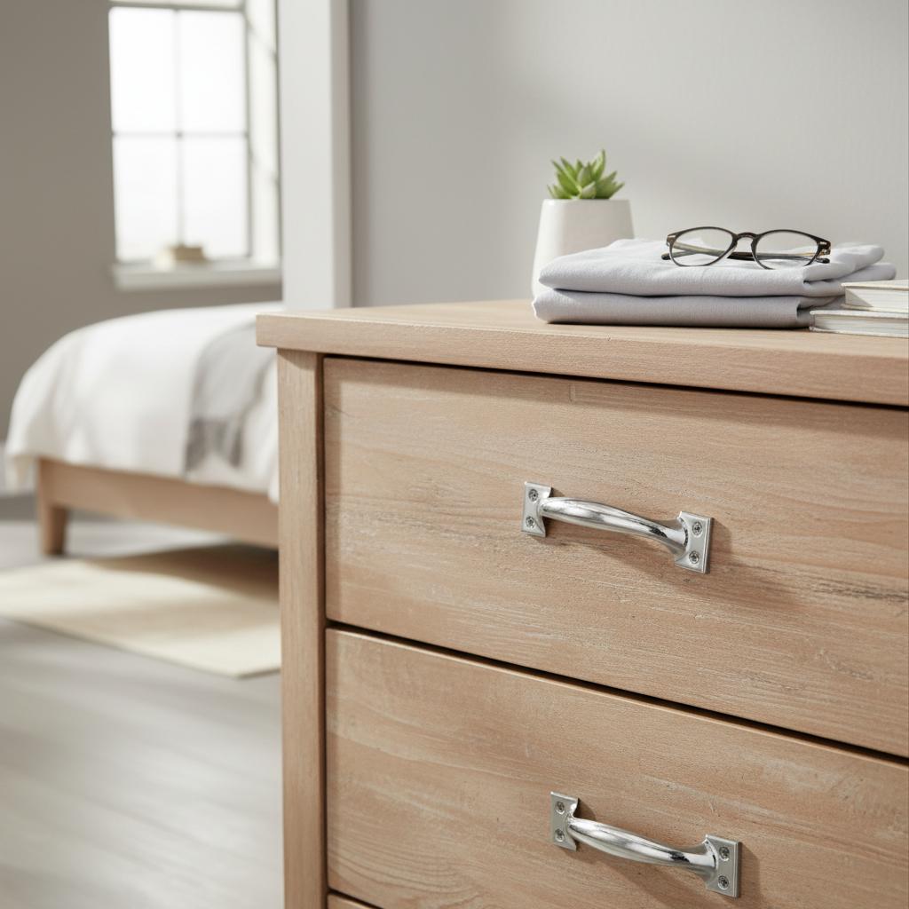Stainless Steel Cabinet Door Handle Thickened Design For Wardrobe Door Window