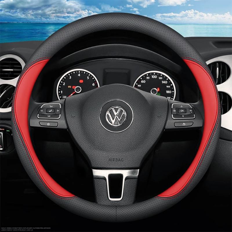 Husa din Piele pentru Volanul Mașinii Pentru VW T4 T5 T6 Multivan Multifuncțional Transporter Accesorii Auto