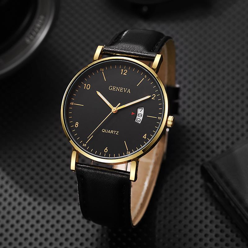 Luxus Quarz-Armbanduhren für Herren Leuchtend Wasserdicht Wochentagsanzeige Automatisches Datum Herrenuhr Business Sport Mode Uhr