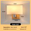 Nordic Solid Wood Wall Lamp - Modern Bedroom, Living Room, Hallway, Staircase, Balcony, Corridor Light Fixture.