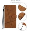 Applicable to Samsung S26 Crazy Horse pattern leather case A57 two-color leather pattern card holder A37 striped wallet