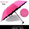 Water-Activated Blooming Three-Fold Umbrella with Sun Protection and Custom LOGO