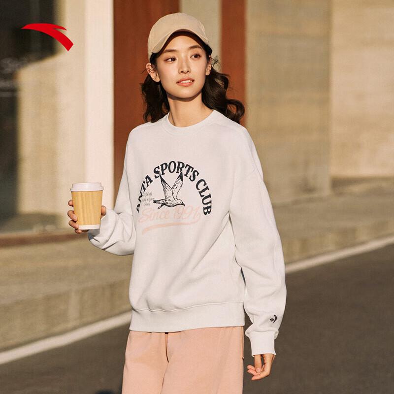 Anta Women s Printed Pullover Hoodie M