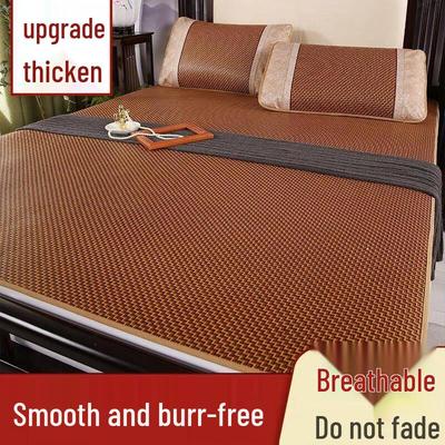 2026 Dual-Season Rattan Bamboo Mat: Foldable Cooling and Warming Mat for Student Dorms