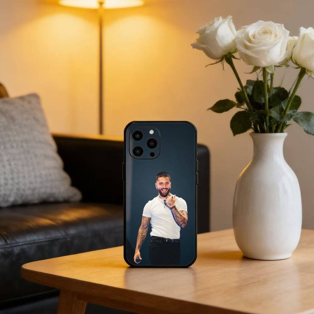 S-Singer M-MaLuMa-a Handyhülle Für iPhone 17 16 15 14 13 12 Max Plus Silikon Schwarze Hülle