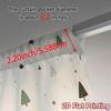 2pcs,Curtains Cute Christmas Trees_a (3) Chic Pattern Curtains Fabric Curtains Holiday Ldeal for Bedroom & Various Living Spaces