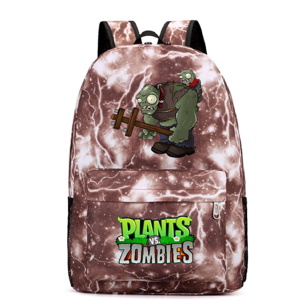 Game Merchandise Plants Vs. Zombies School Bag Casual Simple Backpack