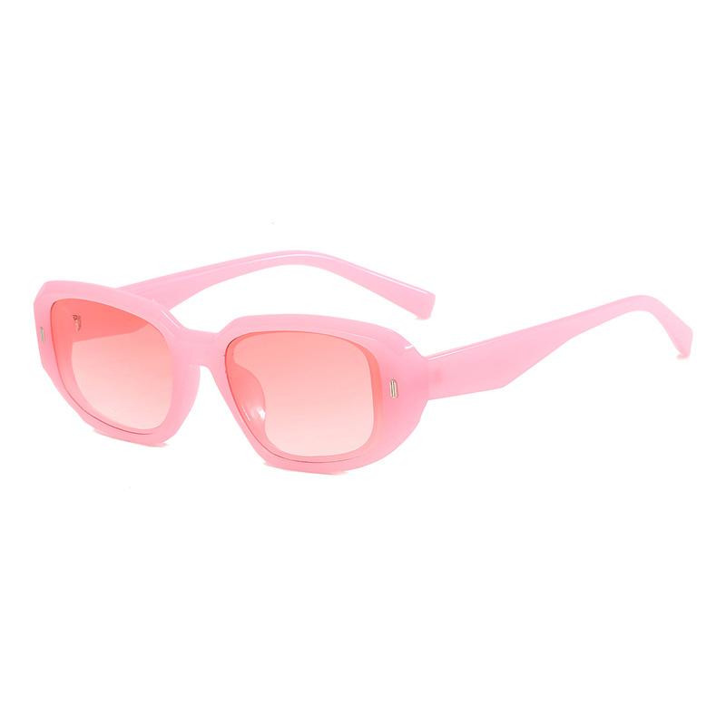 Unisex Small Square Sunglasses Fashion Hip-hop Sun Glasses Candy Color Rice Nail Sunscreen Versatile Sunglass