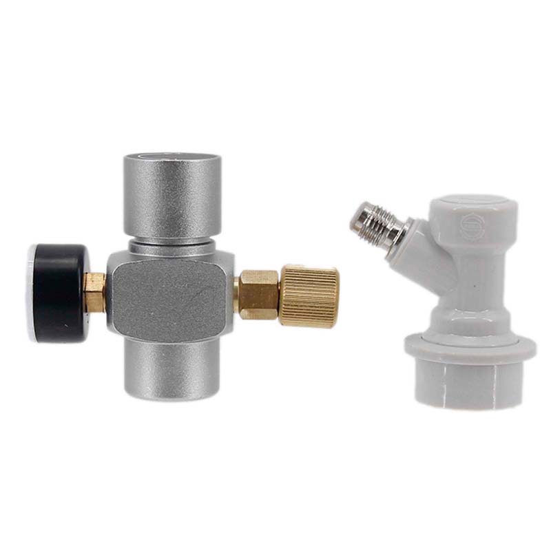 Regolatore di Carbonatazione per Birra Compatto Homebrew 0-30 psi Caricatore Mini Gas CO2 Kegerator per Birra