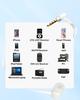 Radio with for Both Left and Right Compatible with Android MP3 Single-ear Earphone, Closed-type, In-ear Type, 3.5mm Jack, Microphone, Ears, YAJOJO,