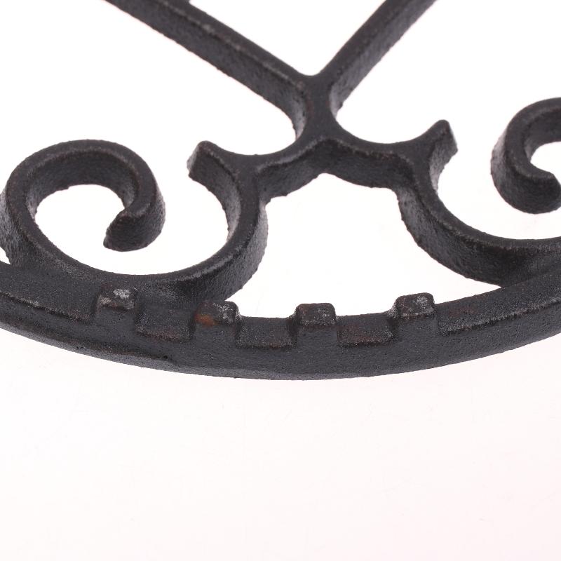 Non-Slip Cast Iron Trivet For Gas Stove - Durable Pot Holder, Decorative Kitchen Accessory For Enhanced Cooking Safety