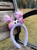 Spring and Summer New Ugly Baby Headband Weird Ears Cute Headband Girl Heart Dopamine Cartoon Plush Funny Headband Hair Accessories Headdress for Wome