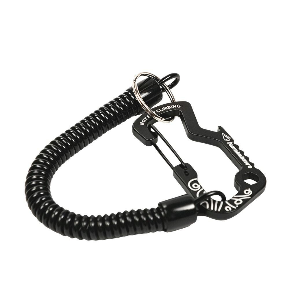 1/2/5pcs Anti-lost Outdoor Retractable Spring Elastic Rope Fishing Lanyards  for Camping Hiking