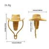 Silicone Wine Stopper Decorative Wine Sealer Bottle Caps Cowboy Hat Shape Leakproof Bottle Stop Sealer For Present