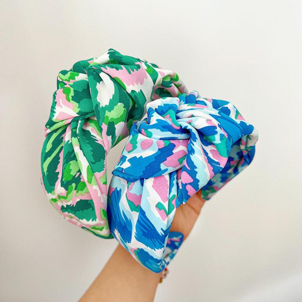 PROLY New Fashion Hairband For Women Over Size Wide Side Headband Camouflage Vivid Cloth Turban Adult Hair Accessories